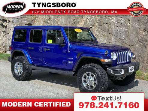 2020 Jeep Wrangler Unlimited Unlimited Sahara - cars & trucks - by... for sale in Tyngsboro, MA