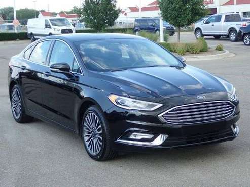 2017 Ford Fusion sedan Titanium (Shadow Black) GUARANTEED for sale in Sterling Heights, MI