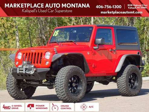 2015 Jeep Wrangler 4x4 4WD Sport SUV 2D SUV - - by for sale in Kalispell, MT