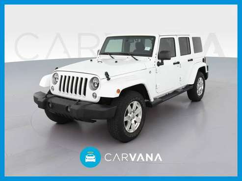 2016 Jeep Wrangler Unlimited Sahara Sport Utility 4D suv White for sale in Spring Hill, FL