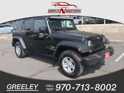 2016 Jeep Wrangler Unlimited Unlimited Sport SUV 4D - cars & trucks... for sale in Greeley, CO