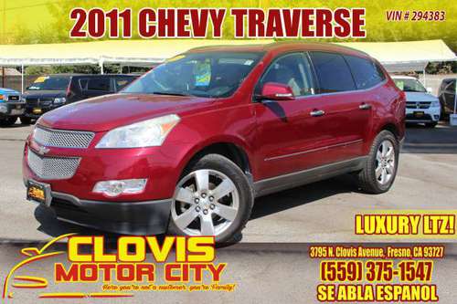 2011 CHEVROLET TRAVERSE HUGE SALE GOING ON NOW! $500 DELIVERS oac for sale in Fresno, CA