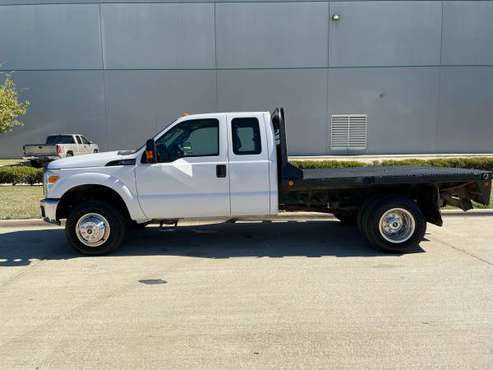 2013 Ford F-350 Extended Cab Flatbed Dually 4WD 6.2 Gas V8 - cars &... for sale in Mansfield, TX