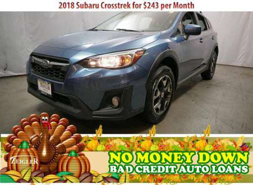 $243/mo 2018 Subaru Crosstrek Bad Credit & No Money Down OK - cars &... for sale in Chicago, IL