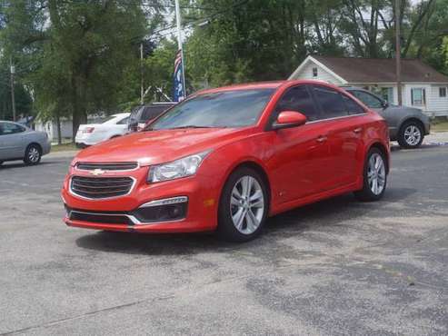 2015 *Chevrolet* *CRUZE* *4dr Sedan LTZ* Red for sale in Muskegon, MI