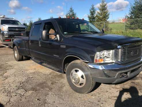 00 Ford F350 Crew Cab Diesel Dually Hauler REDUCED - cars & trucks -... for sale in Somerset, PA