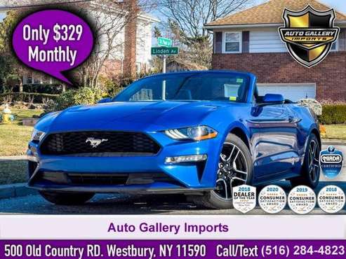 2018 Ford Mustang EcoBoost Premium Convertible - - by for sale in Westbury , NY