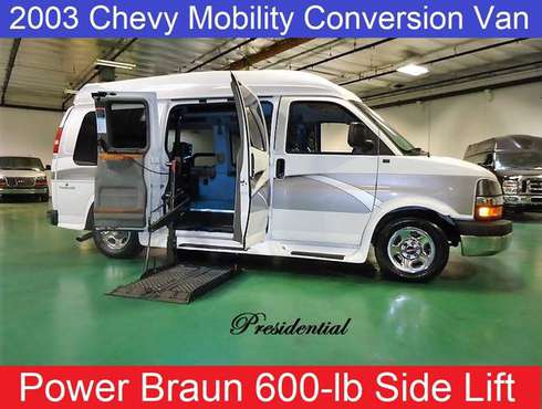 2003 Chevy Wheelchair Handicap Mobility Conversion Van Hi Top for sale in salt lake, UT