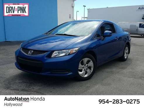 2013 Honda Civic LX SKU:DH532918 Coupe for sale in Hollywood, FL