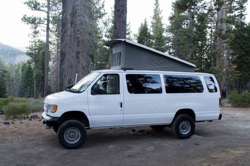 2000 Ford E350 SD 4x4 Quigley 7.3L Diesel - cars & trucks - by owner... for sale in South Lake Tahoe, NV