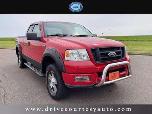 2005 Ford F150 FX4 pickup Red - - by dealer - vehicle for sale in Thorp, WI