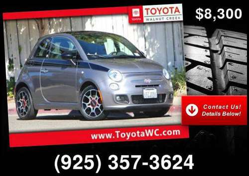 2012 Fiat 500 *Call for availability for sale in ToyotaWalnutCreek.com, CA