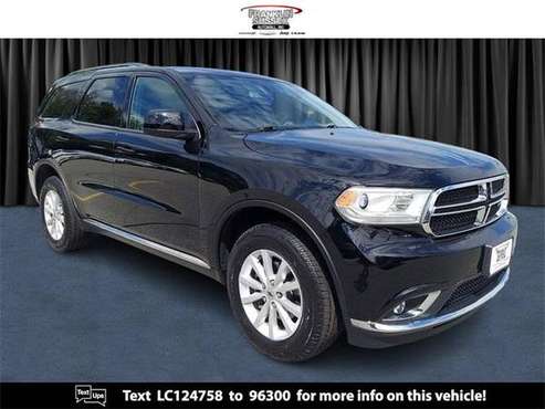 2020 Dodge Durango SXT Plus suv DB Black Crystal Clearcoat - cars & for sale in Sussex, NJ