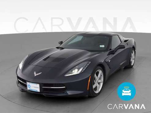 2014 Chevy Chevrolet Corvette Stingray Coupe 2D coupe Blue - FINANCE... for sale in Atlanta, IL