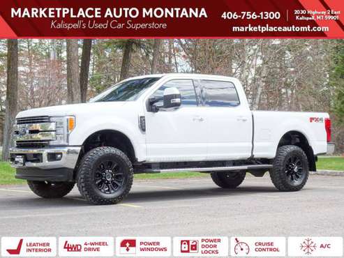 2017 FORD F350 SUPER DUTY CREW CAB 4x4 4WD F-350 Truck LARIAT PICKUP for sale in Kalispell, MT