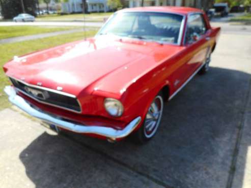 1966 Ford Mustang 6cy Auto $13,900 for sale in West Point MS, MS