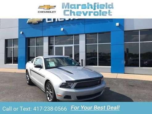 2012 Ford Mustang V6 coupe Ingot Silver Metallic for sale in Marshfield, MO