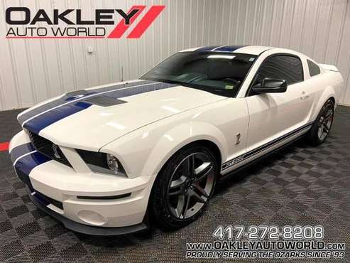 2008 Ford Mustang 2dr Cpe Shelby GT500 coupe White for sale in Branson West, MO