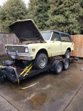 1972 chevy 4x4 blazer for sale in Kelso, OR