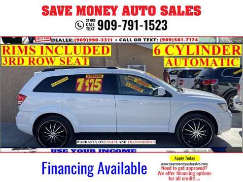 2010 Dodge Journey 6 CYLINDER 3RD ROW SEAT RIMS INCLUDED - cars & for sale in BLOOMINGTON, CA