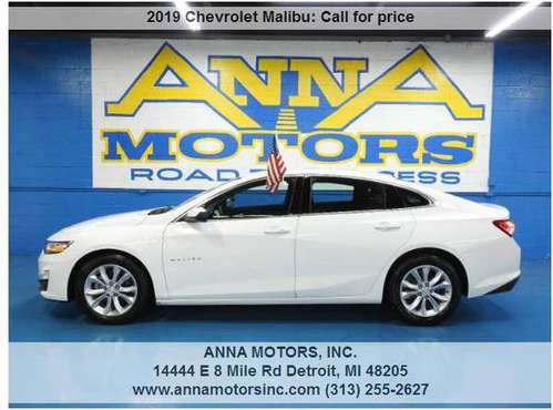 2019 CHEVROLET MALIBU LT,$00* DOWN AVAILABLE TODAY-APPLY ONLINE-CALL... for sale in Detroit, MI