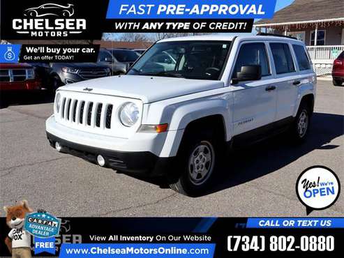 2013 Jeep *Patriot* *Sport* for ONLY $127/mo - cars & trucks - by... for sale in Chelsea, MI