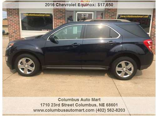 2016 Chevrolet Equinox LT awd - cars & trucks - by dealer - vehicle... for sale in Columbus, NE