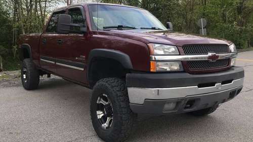 Duramax Diesel 2003 Silverado 2500HD 4x4 Crew cab leather 8ft bed for sale in Middletown, NY