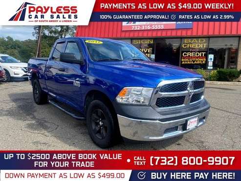 2017 Ram 1500 Tradesman FOR ONLY 447/mo! - - by for sale in south amboy, NJ