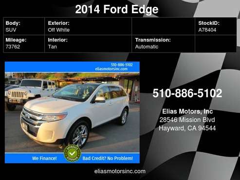 2014 Ford Edge Limited 4dr Crossover - - by dealer for sale in Hayward, CA