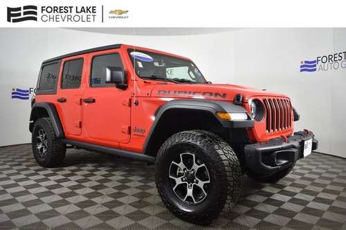 2018 Jeep Wrangler 4x4 4WD Unlimited Rubicon SUV for sale in Forest Lake, MN