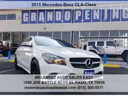 2015 Mercedes-Benz CLA-Class 4dr Sdn CLA 250 FWD - cars & trucks -... for sale in El Paso, TX