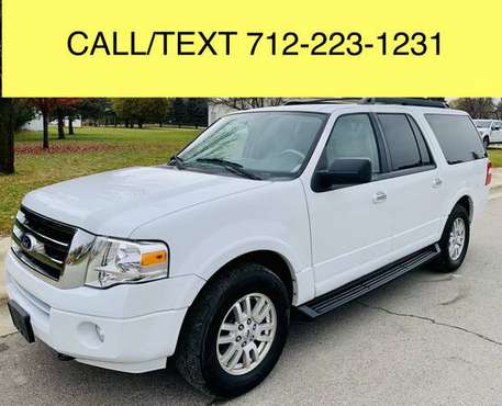 2011 FORD EXPEDITION EL XLT 4WD! SEATING FOR 8!! - cars & trucks -... for sale in Le Roy, IA