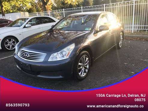 2008 INFINITI G - Financing Available! for sale in DELRAN, NJ