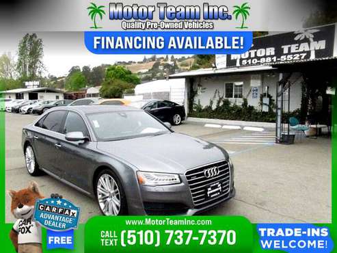 571/mo - 2017 Audi A8 A 8 A-8 L 3 0 TFSI PRICED TO SELL! - cars & for sale in Hayward, CA