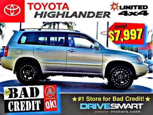 "4X4 TOYOTA" 😍 IMMACULATE TOYOTA HIGHLANDER "LIMITED" BAD CREDIT... for sale in Orange, CA