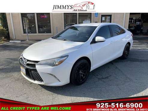 2016 Toyota Camry SE sedan WHITE - - by dealer for sale in Brentwood, CA