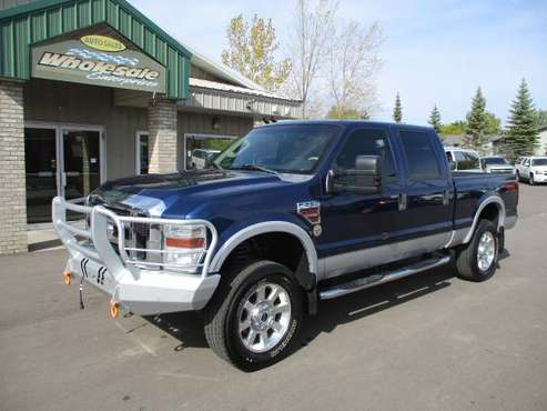 2008 ford f250 f-250 diesel lariat leather crew short box clean out... for sale in Forest Lake, MN