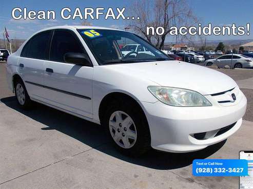 2005 Honda Civic VP - Call/Text - - by dealer for sale in Cottonwood, AZ