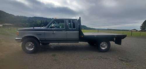 Price reduced! 1989 Ford f250 extended cab flatbed 4x4 460 V8 for sale in Rainier, WA