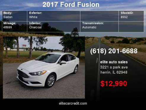 2017 Ford Fusion SE 4dr Sedan for sale in Herrin, IL