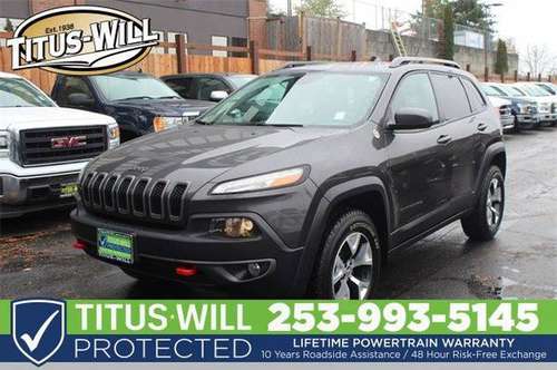 ✅✅ 2015 Jeep Cherokee 4WD 4dr Trailhawk Sport Utility for sale in Tacoma, WA