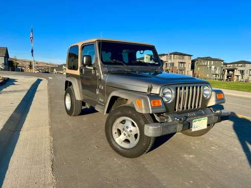 Beautiful 2005 TJ Jeep Wrangler X 4x4 4 0L 6 Cyl Auto - cars & for sale in Denver , CO