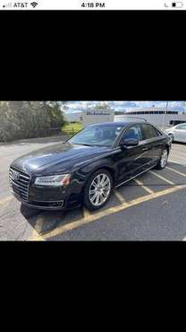 2015 Audi A8 L4 0T Quattro 129k black and black nice one clean car for sale in Manchester, CT