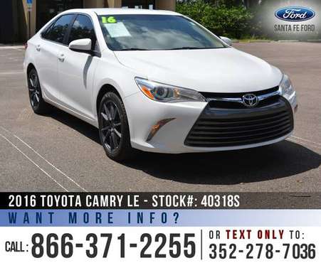 2016 TOYOTA CAMRY LE *** Cruise Control, Touchscreen, Camera *** -... for sale in Alachua, FL
