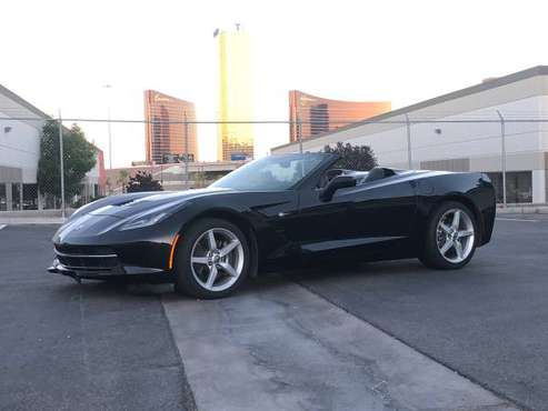 2014 Corvette Convertible-3LT-Auto-CLEAN TITLE + CARFAX-$349 mo OAC* for sale in Las Vegas, AZ