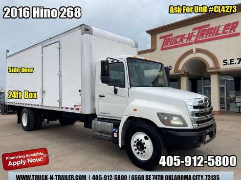 2016 Hino 268 Box Truck 24ft Liftgate 120k miles, New Engine! for sale in Oklahoma City, MO