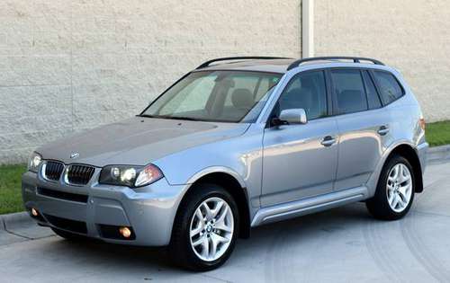 Silver 2006 BMW X3 3 0si M Sport - 6 Speed - 1 Owner - All Records for sale in Raleigh, NC