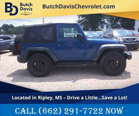 2010 Jeep Wrangler Sport 6-Speed 4X4 2D SUV For Sale for sale in Ripley, MS