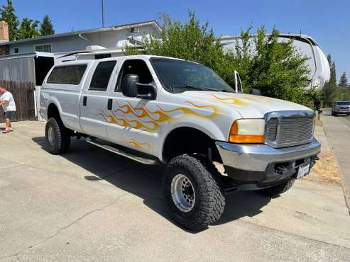 2001 F250 crew Cab Longbed Diesel STICK shift! - - by for sale in Pebble Beach, CA